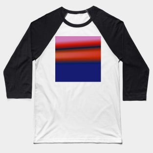 red blue texture art Baseball T-Shirt